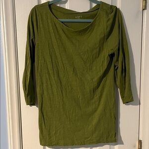 LOFT Olive Green Blouse